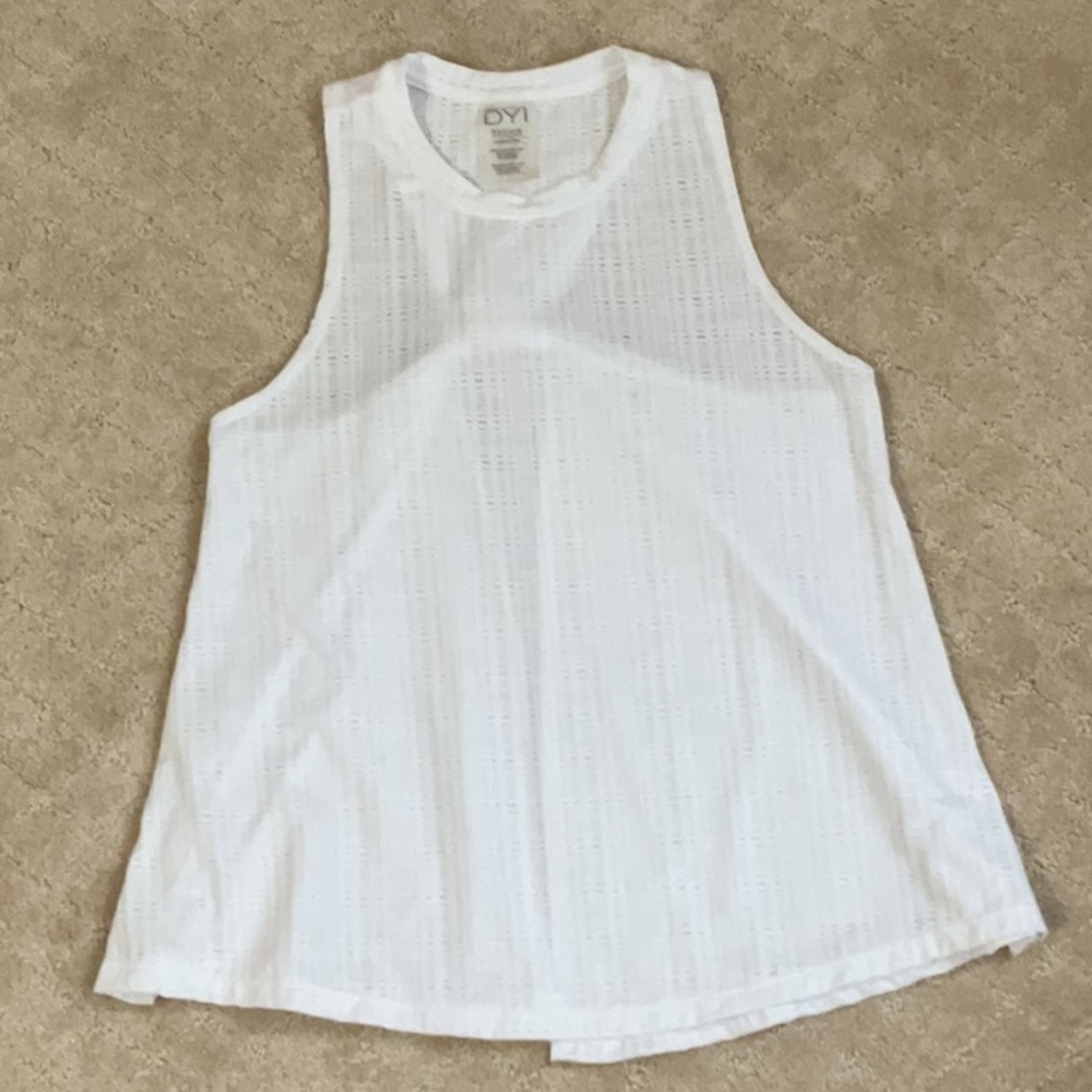 DYI tie-back tank (white)